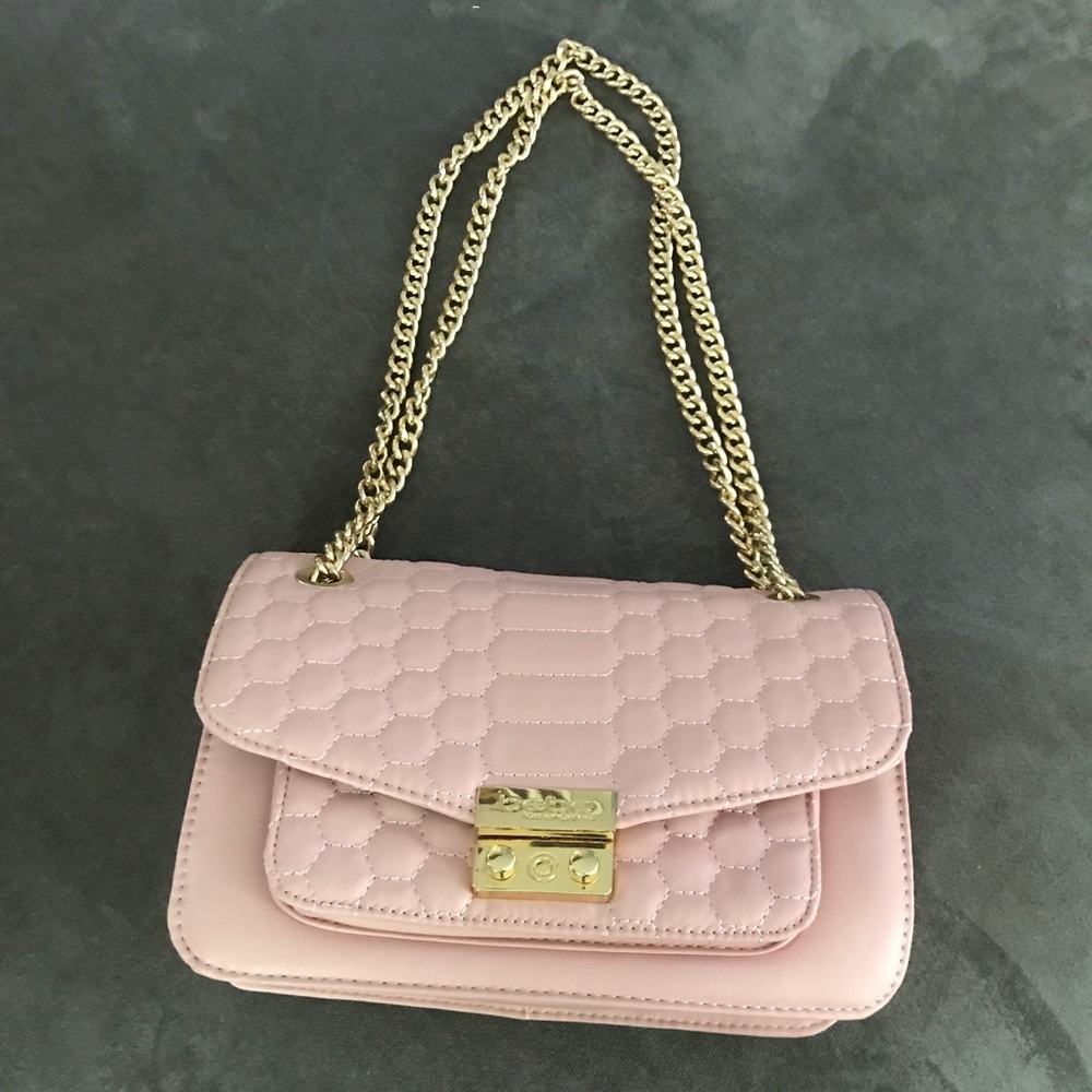 🚫 SOLD on eBay🚫Pink bebe shoulder bag